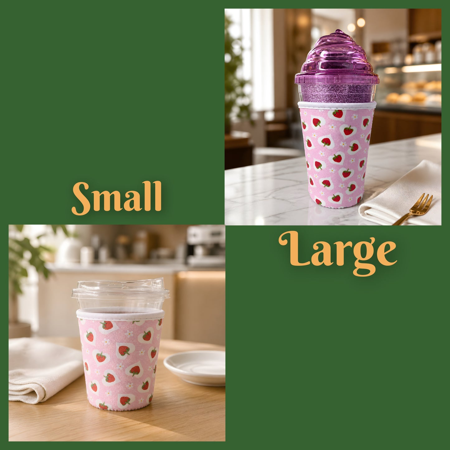 Strawberry Cup Sleeve