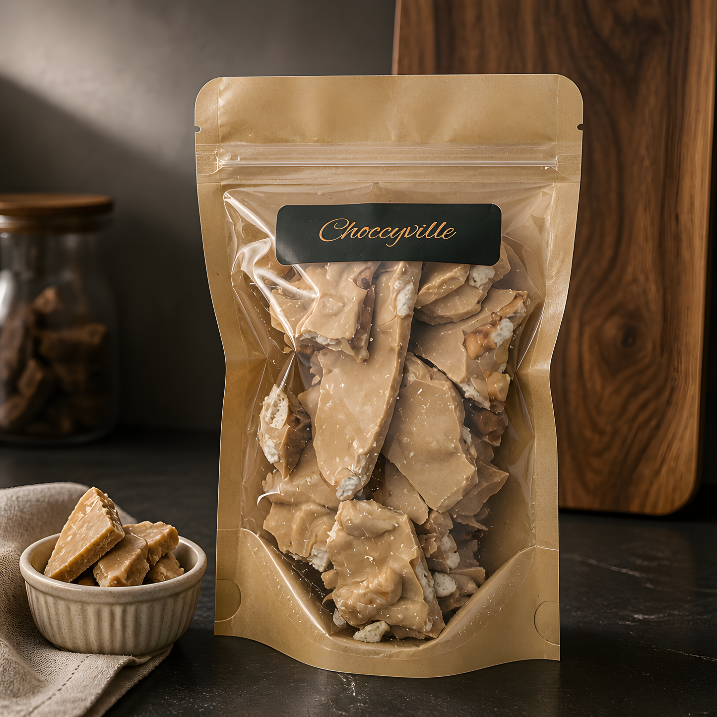 Gold Pretzel Bark
