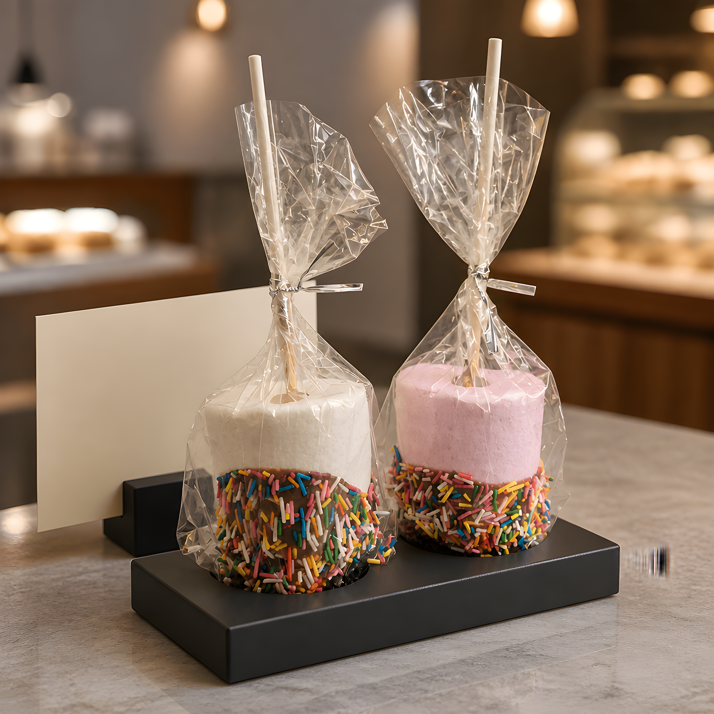 Sprinkled Marshmallow Pop